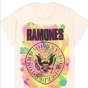 Madeworn Ramones T-shirt in off white size L